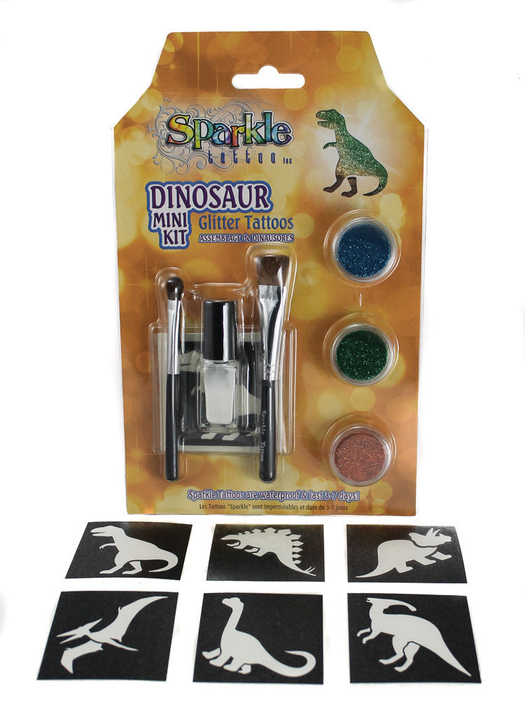 Sparkle Tattoo Dinosaur Mini Kit – Glitter Tattoos