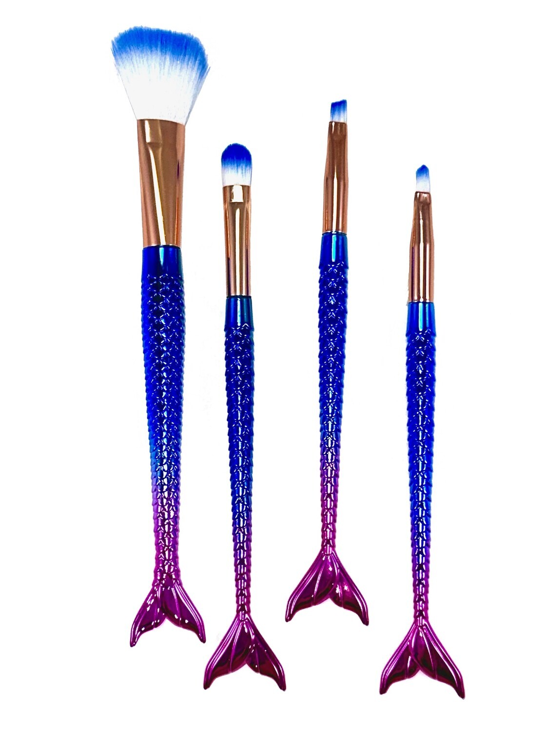 Mermaid Glitter Tattoo Brush Set (4 Pieces)