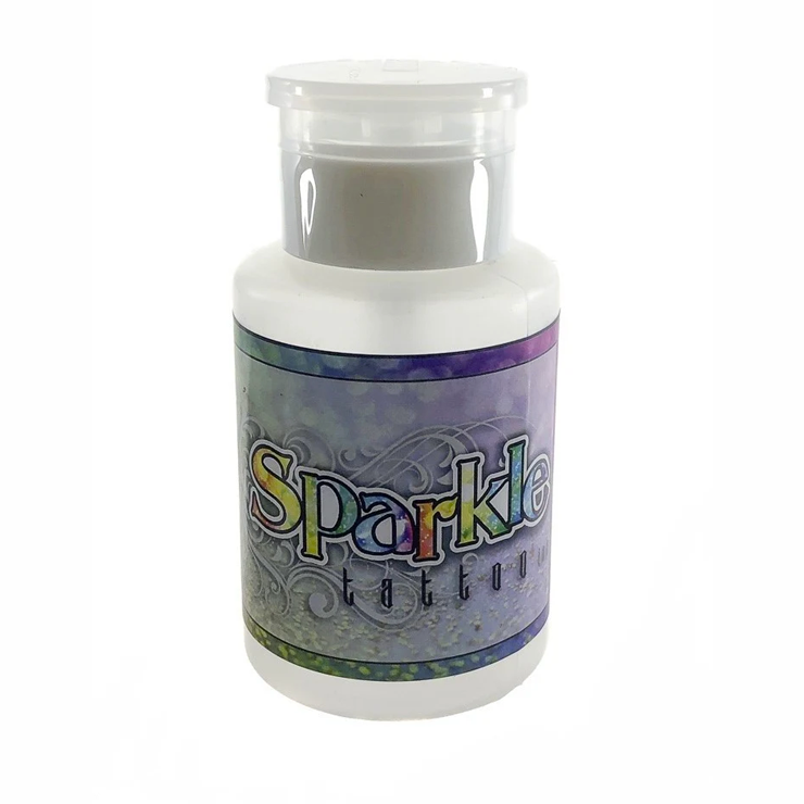 Sparkle Tattoo Rubbing Alcohol Pump Dispenser (Empty)