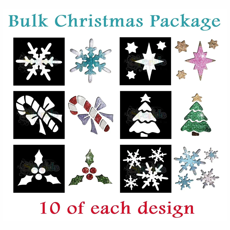 Bulk Christmas Stencil Package